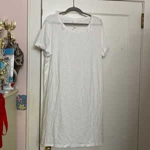 NWT white t-shirts dress